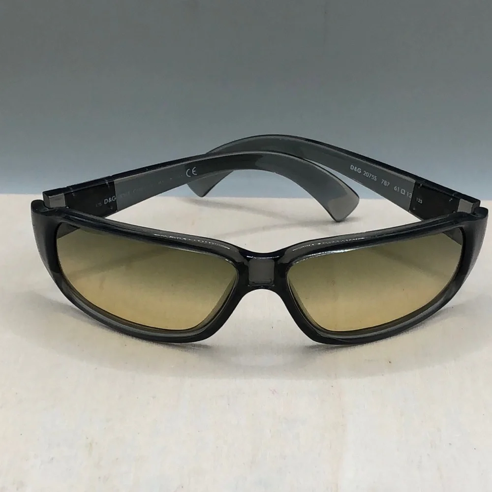 Dolce & Gabbana D&G 2075S 787 61-13-125 Sunglasses Black Italy Unisex